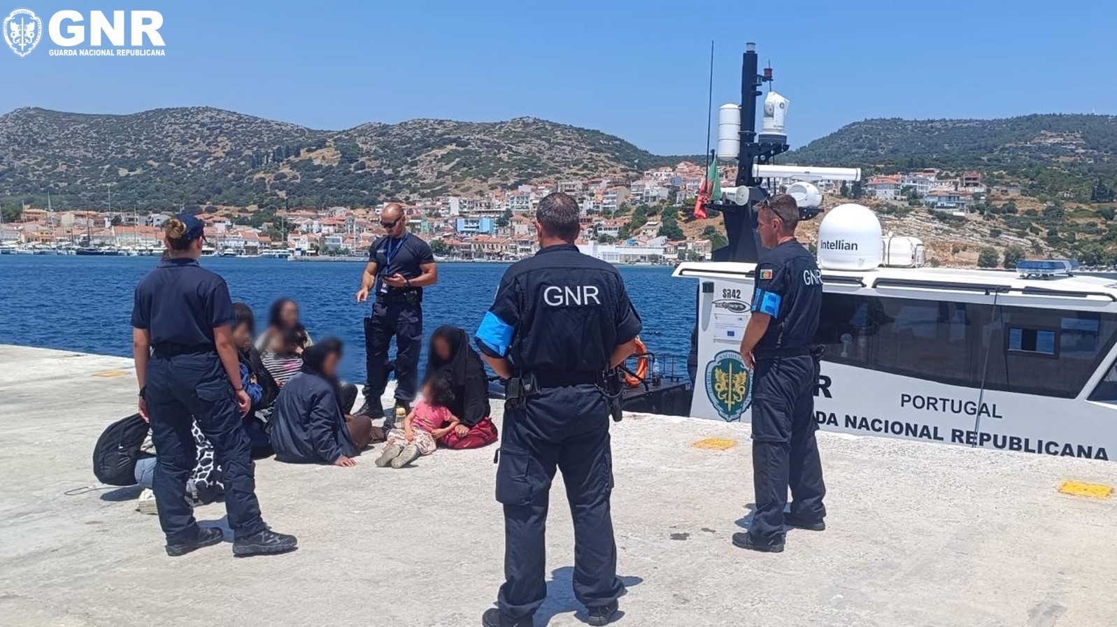 Grécia – GNR resgata 24 migrantes no Mar Egeu durante missão coordenada pela Frontex