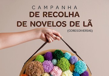 Campanha solidária de recolha de lãs