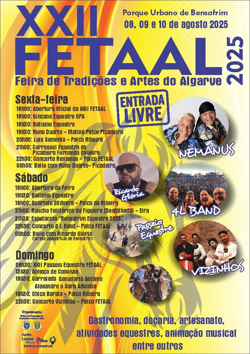 XXII FETAAL – Feira de Tradições e Artes do Algarve anima Bensafrim