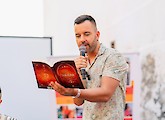Nero declama na Feira Medieval de Silves