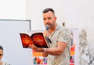 Nero declama na Feira Medieval de Silves