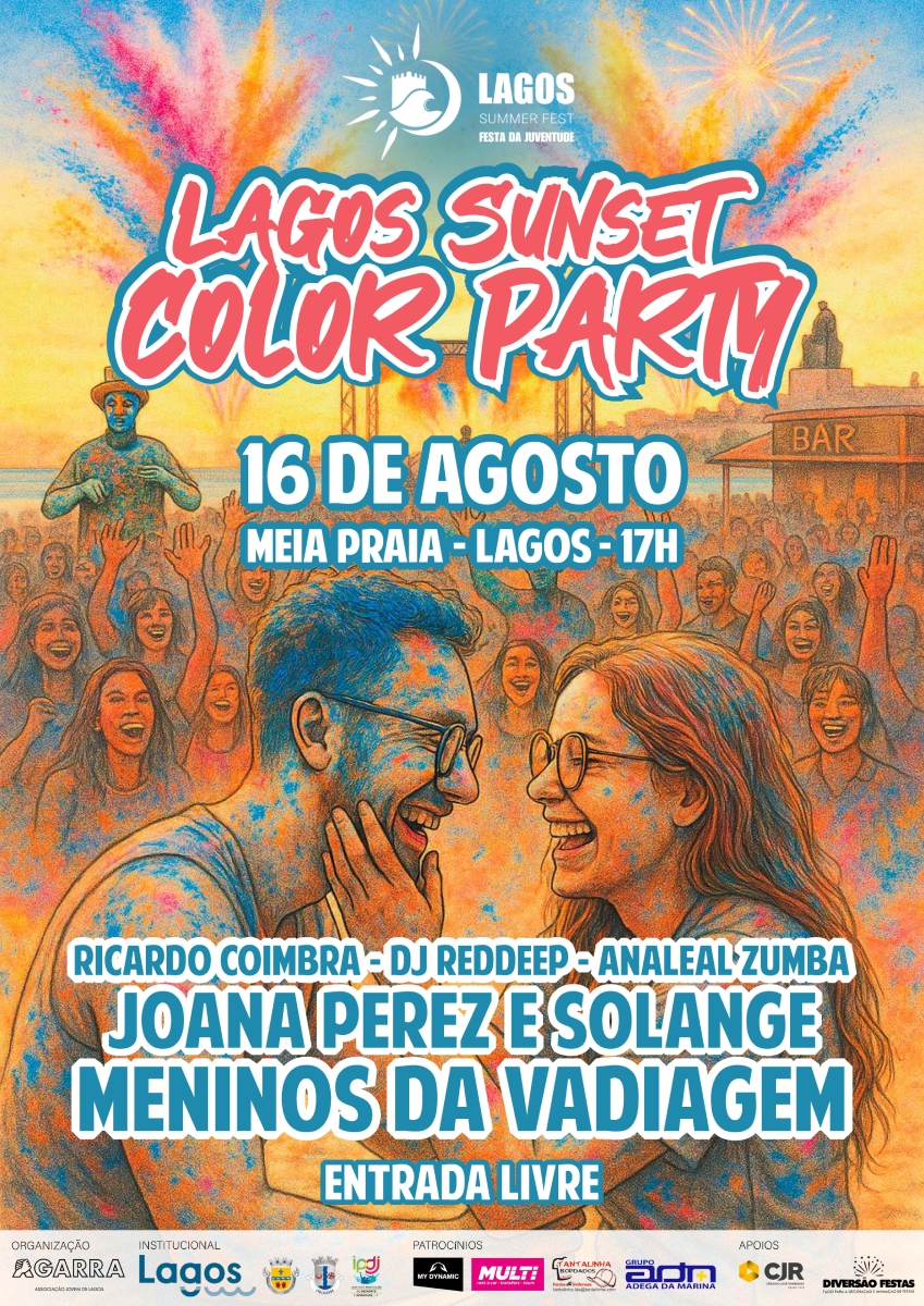 Lagos celebra a juventude com nova edição do Sunset Color Party