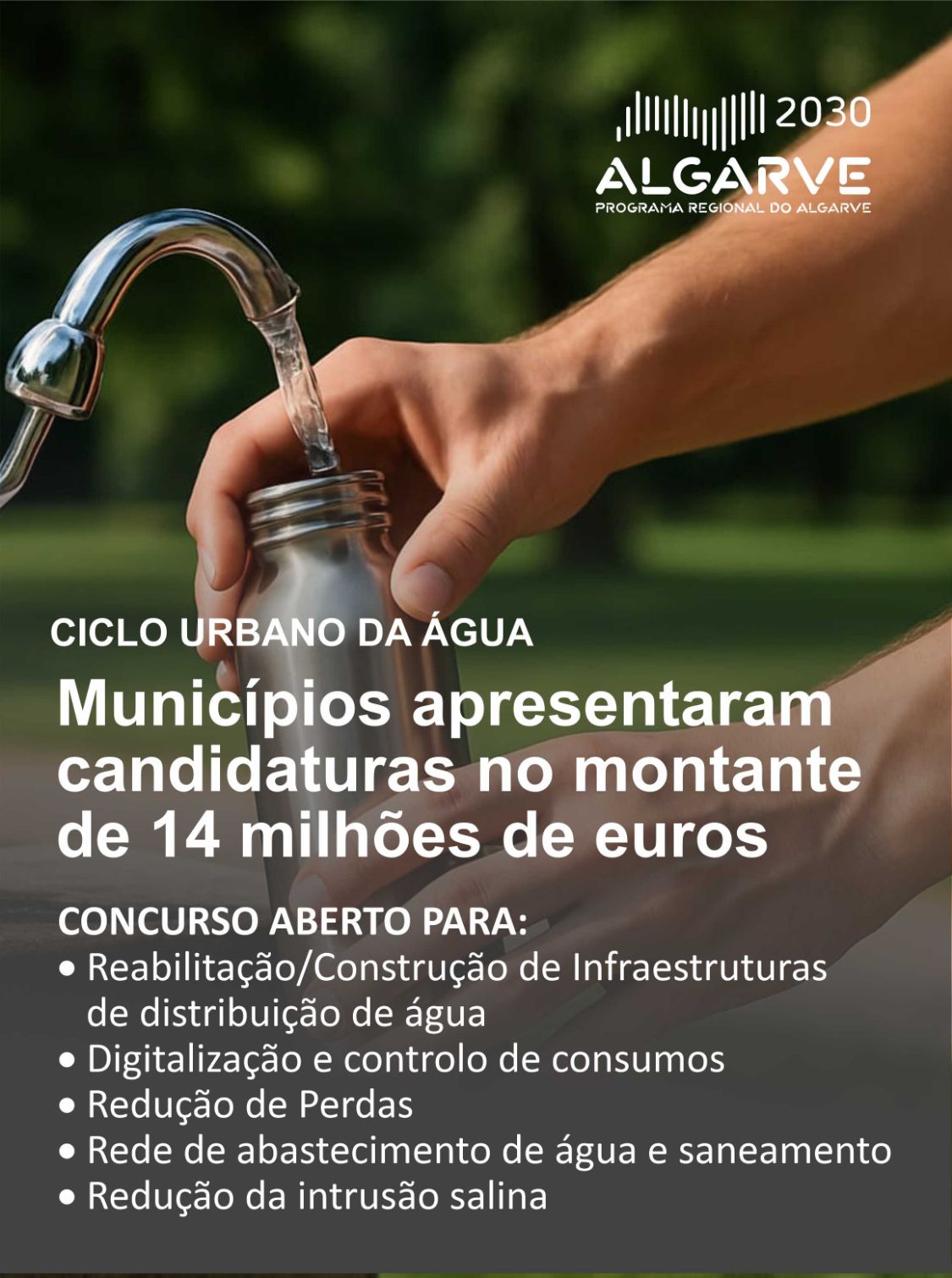 Municípios apresentaram candidaturas no montante de 14 milhões de euros