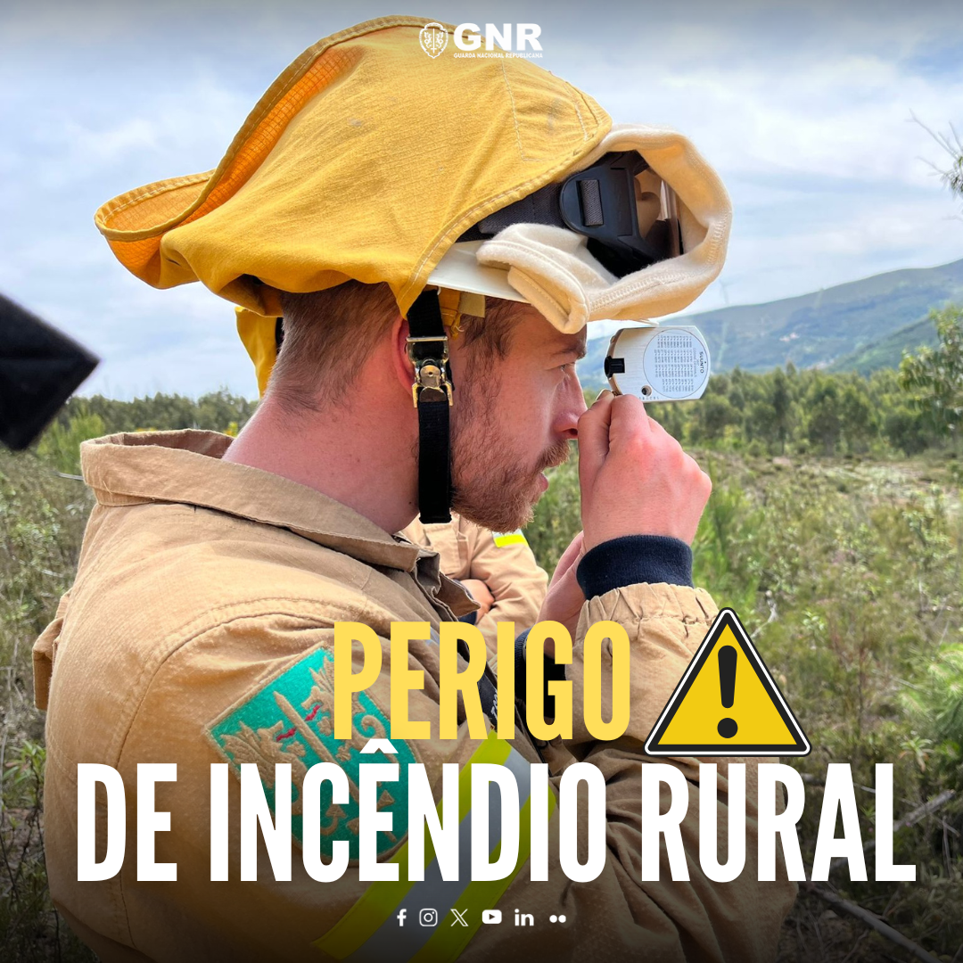 GNR reforça patrulhamento e vigilância face ao agravamento do risco de incêndio