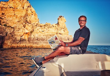 Max Fercondini e a vida a bordo