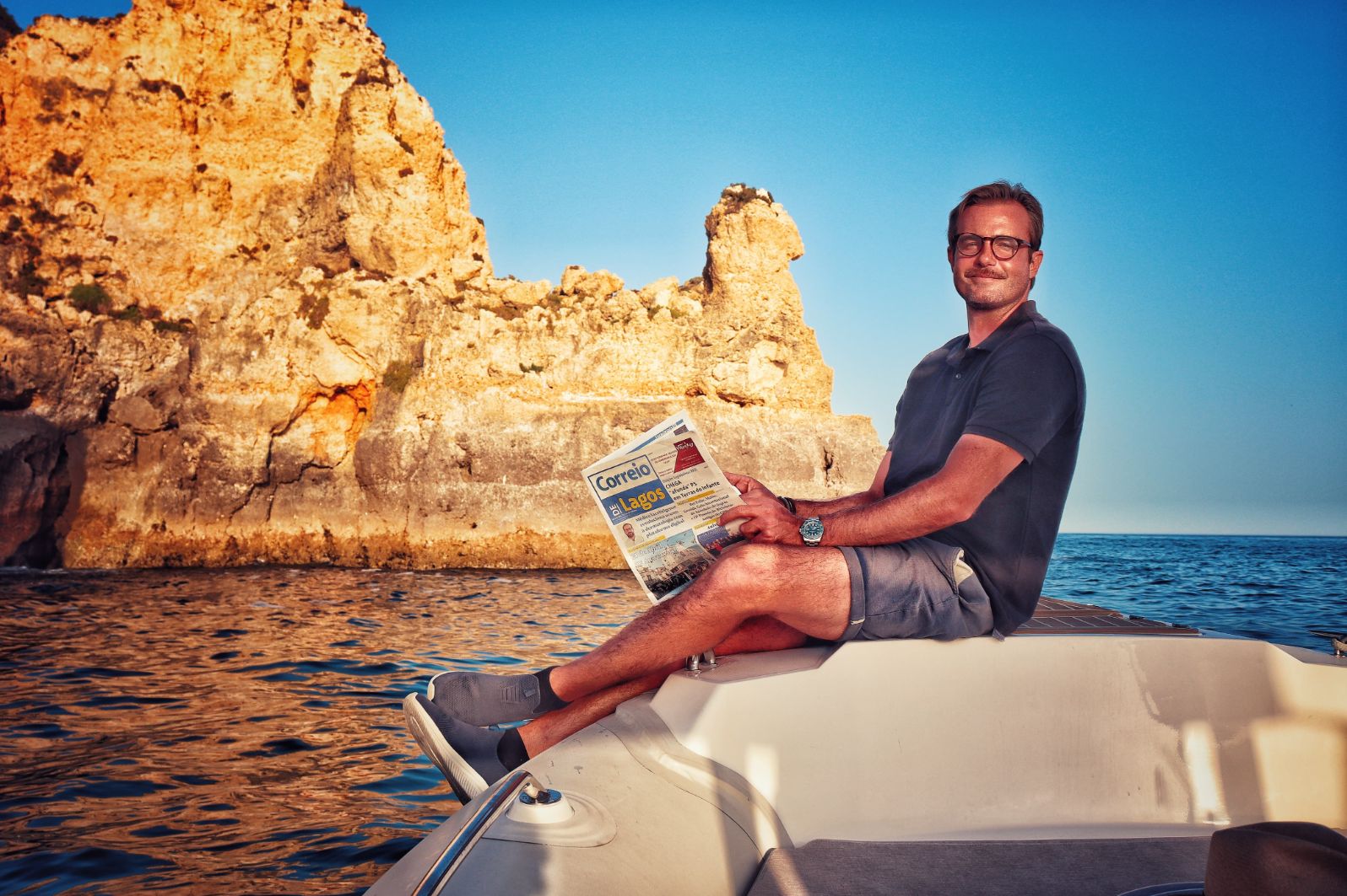 Max Fercondini e a vida a bordo