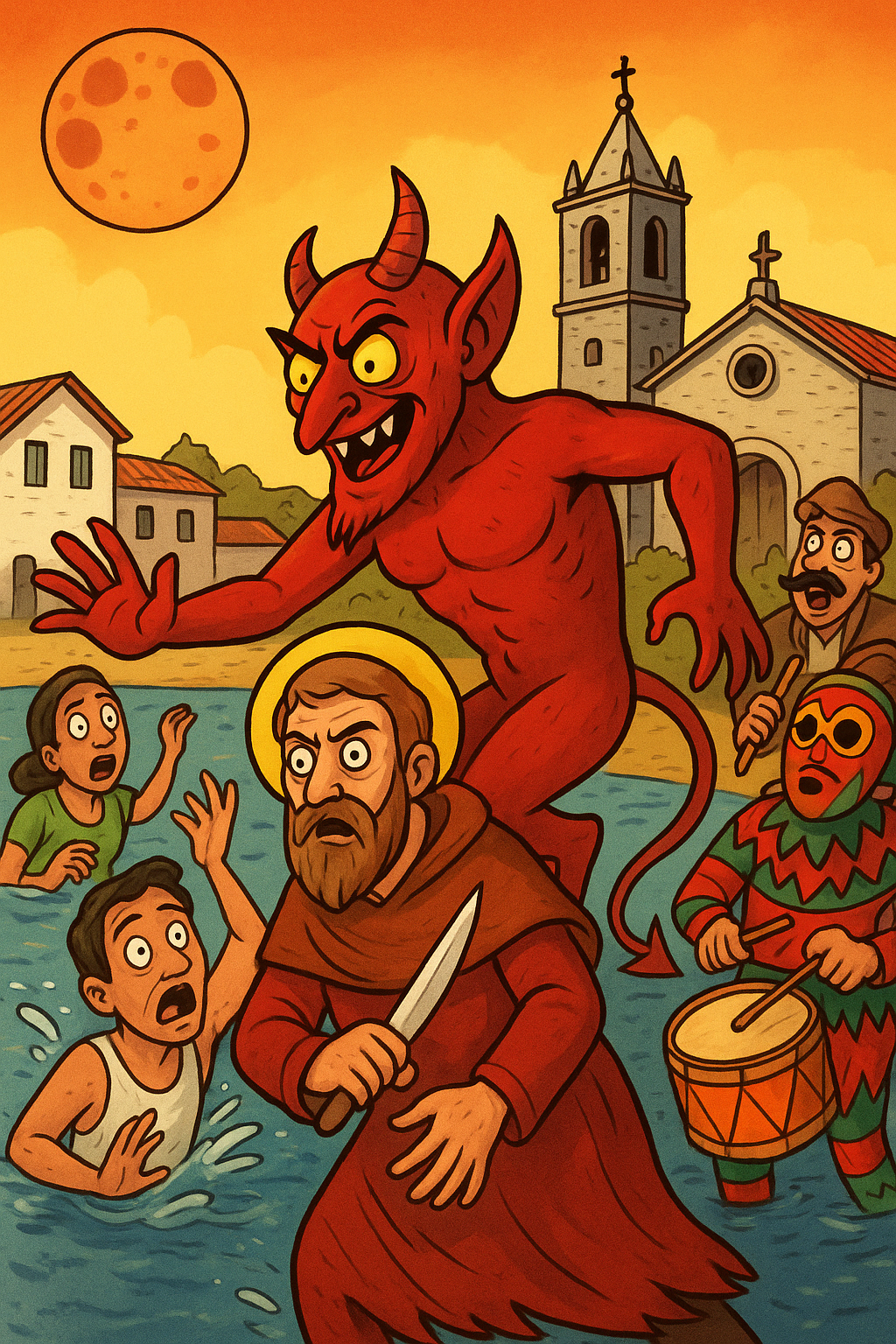 A tradição popular em Portugal diz que "hoje o diabo anda à solta"