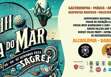 3ª Feira do Mar em Sagres -  5, 6, e 7 Setembro 2025