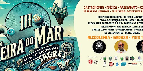 3ª Feira do Mar em Sagres -  5, 6, e 7 Setembro 2025