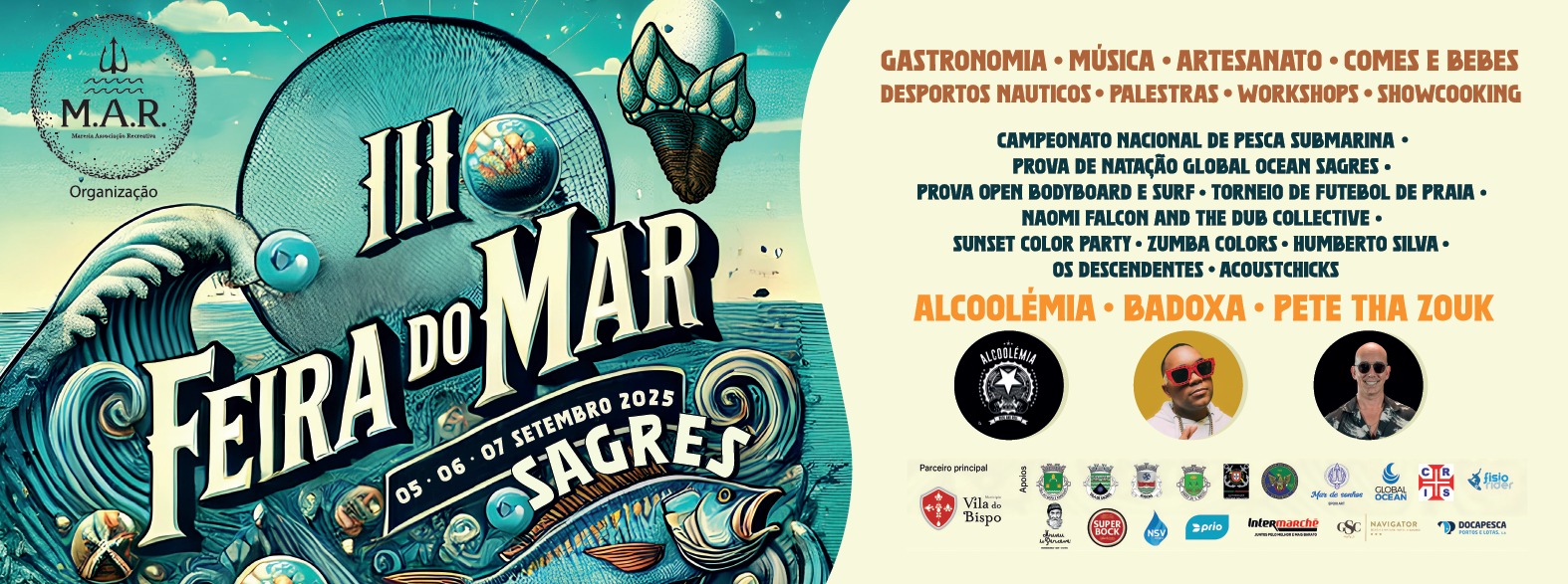 3ª Feira do Mar em Sagres - 5, 6, e 7 Setembro 2025