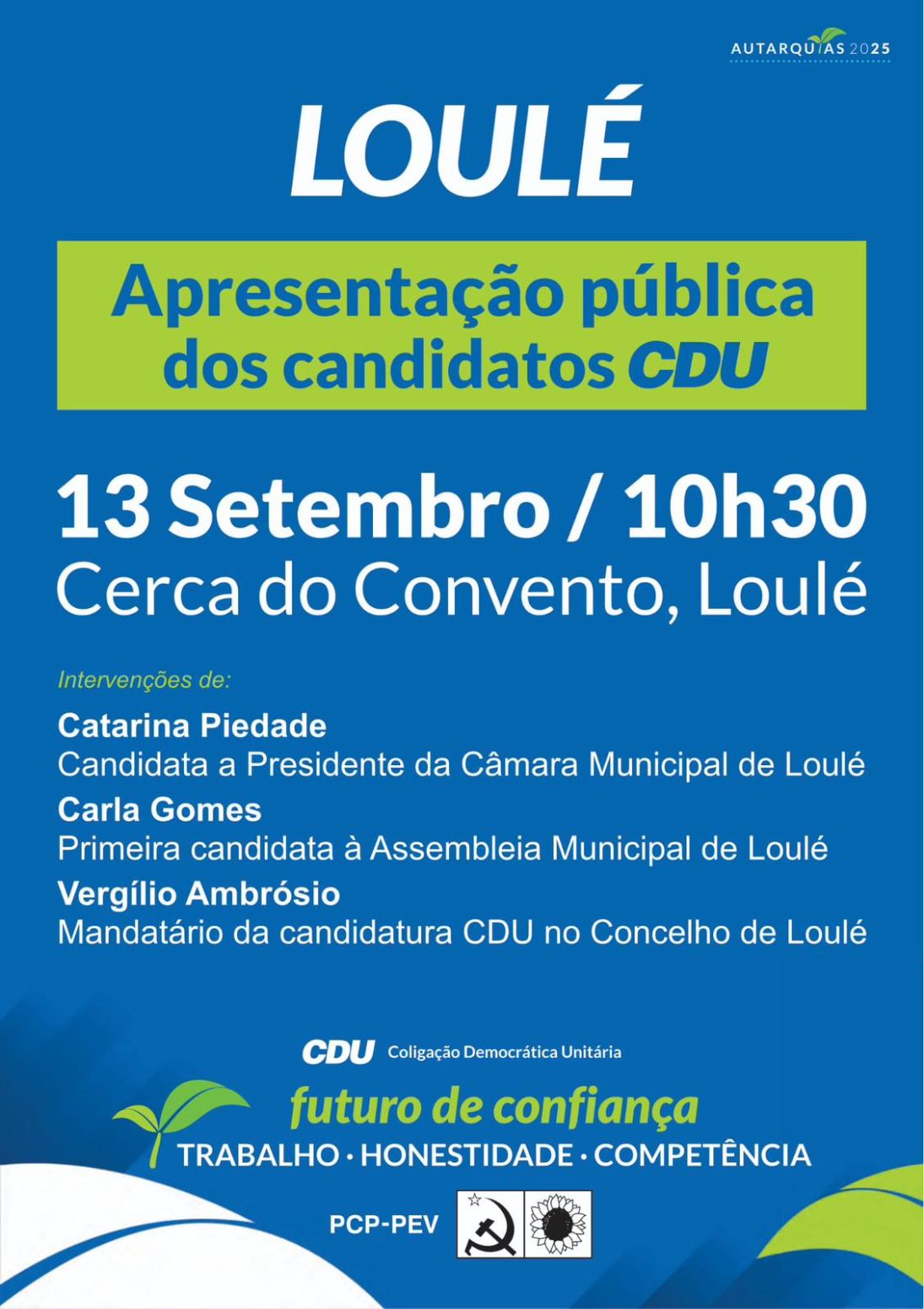 CDU Loulé apresenta publicamente os candidatos autárquicos