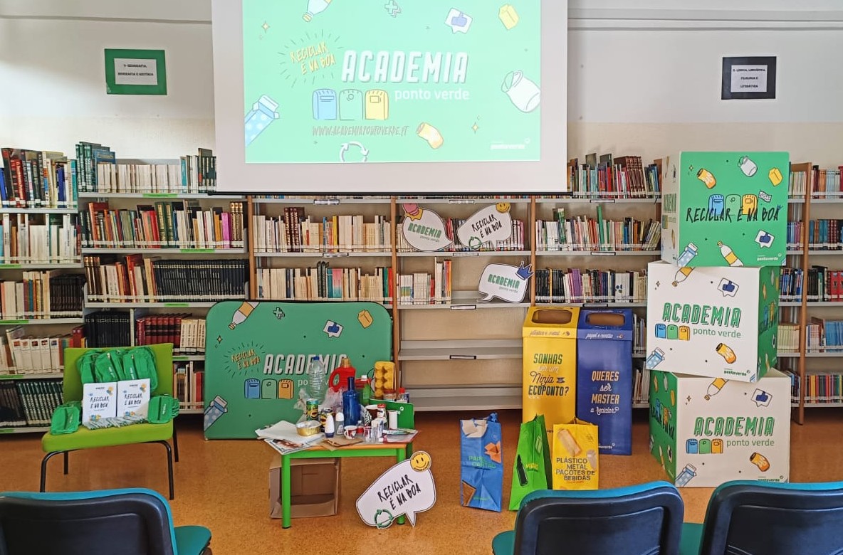 A reciclagem de embalagens volta à escola: inscrições abertas para as sessões da Academia Ponto Verde