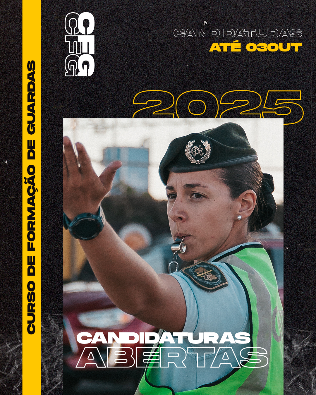 Abertura do concurso de admissão ao Curso de Formação de Guardas