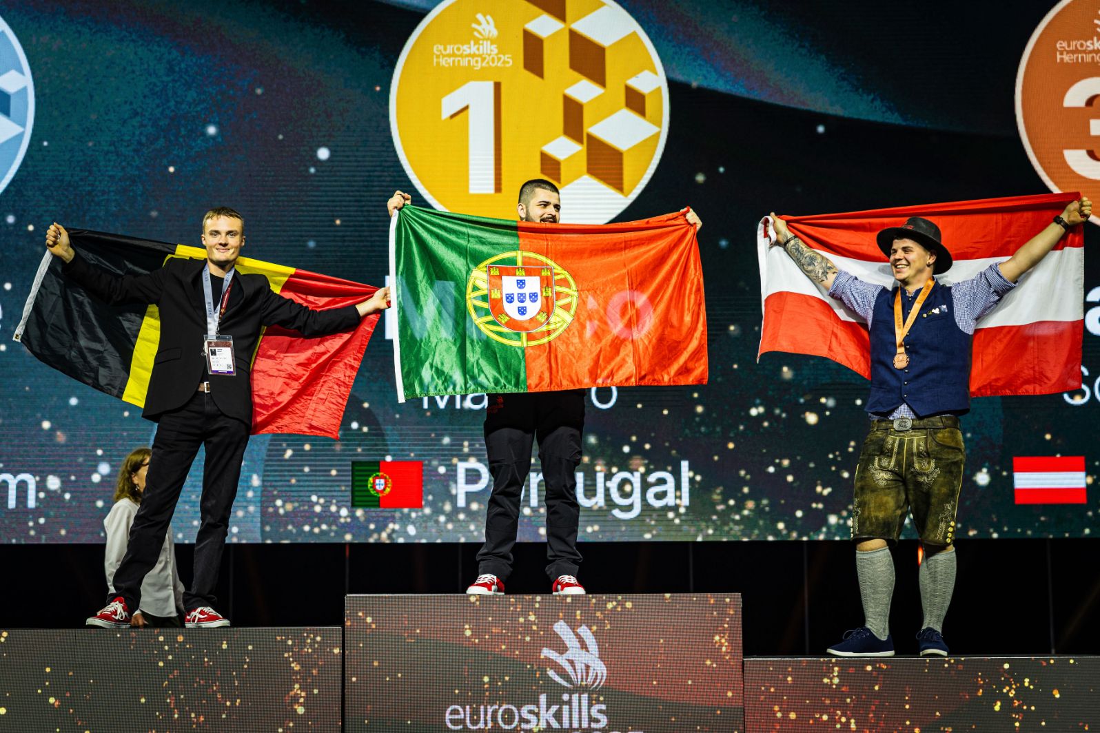 Chuva de medalhas para Portugal no EuroSkills Herning 2025