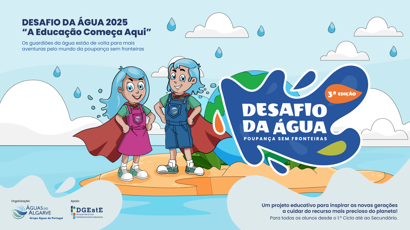 O Desafio da Água regressa às escolas algarvias com novas atividades e jogos interativos
