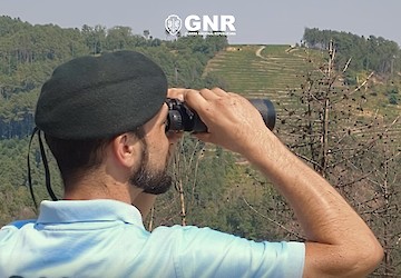 GNR reforça ações de prevenção e combate aos incêndios face ao agravamento do risco de incêndio