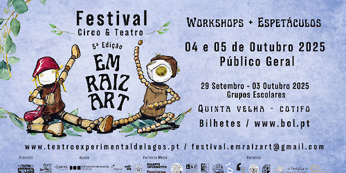 5ª Edição do Festival EmRaizArt já começou e apresenta programa até 5 de Outubro