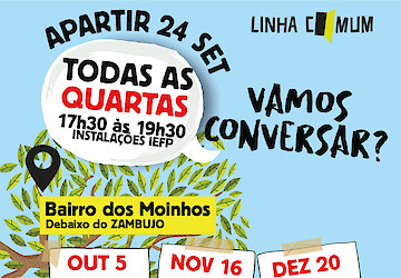 Música ao vivo junto ao zambujeiro: Bairro dos Moinhos recebe concerto “Trovas e Tangos” | LINHA COMUM | Questão Repetida