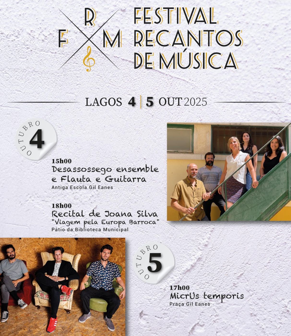 3º Festival Recantos da Música a não perder nos dias 4 e 5 de Outubro