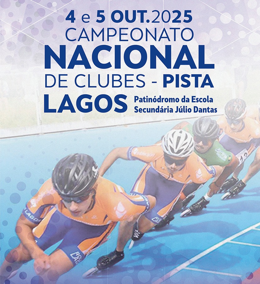 Patinagem de Velocidade: Campeonato Nacional de Clubes – Pista