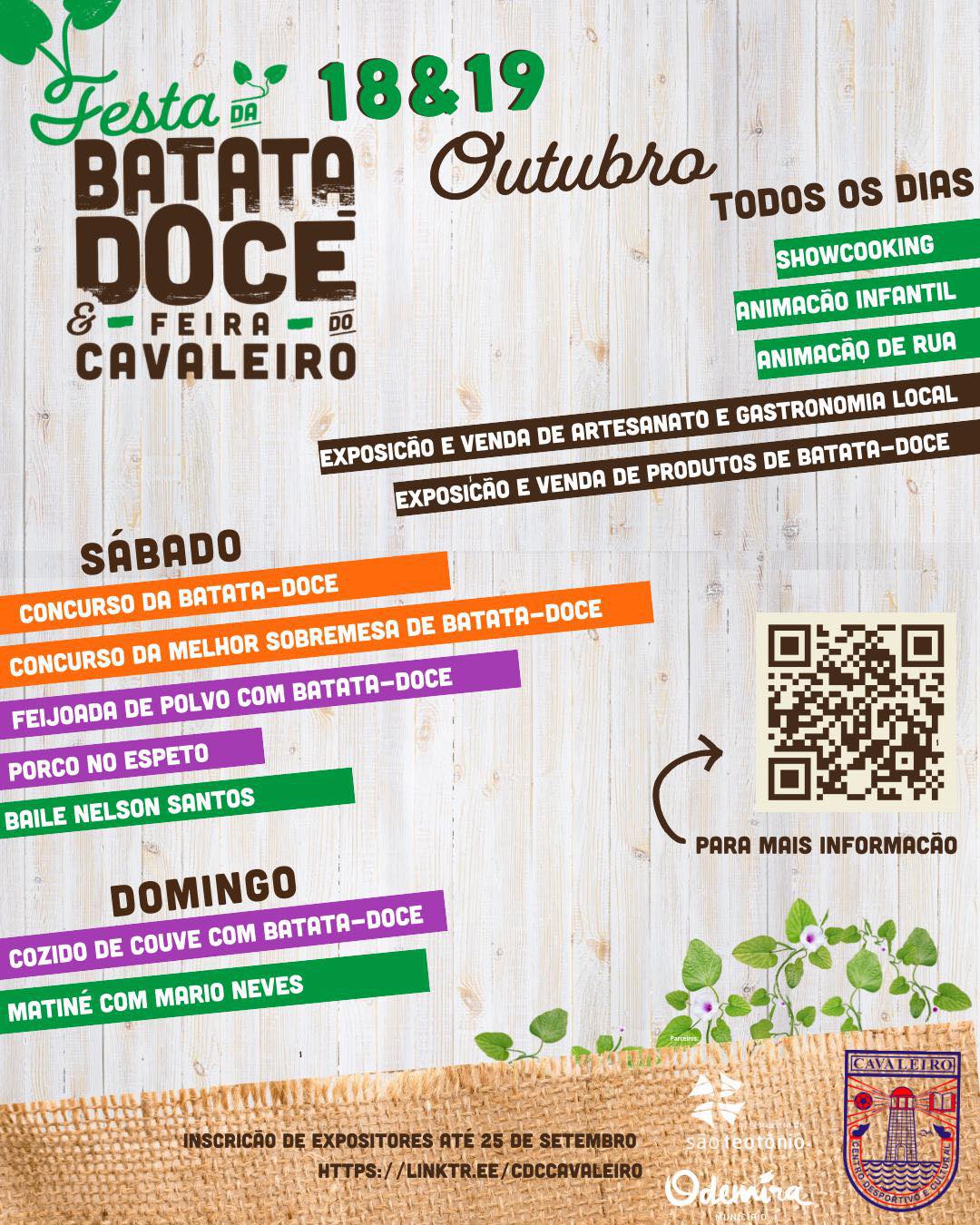 Aldeia do Cavaleiro recebe Festa da Batata-Doce