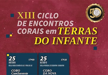 XLVIII Festival de Coros do Algarve inicia comemorações do cinquentenário da AGCL