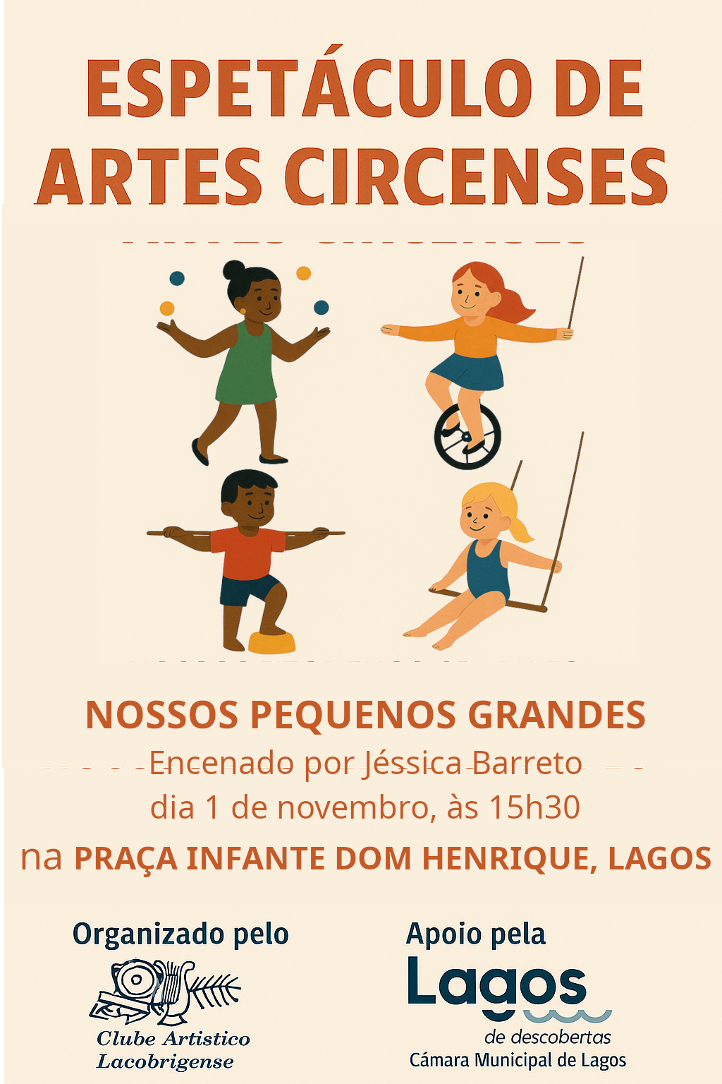Clube Artístico Lacobrigense promove Espectáculo de Artes Circenses