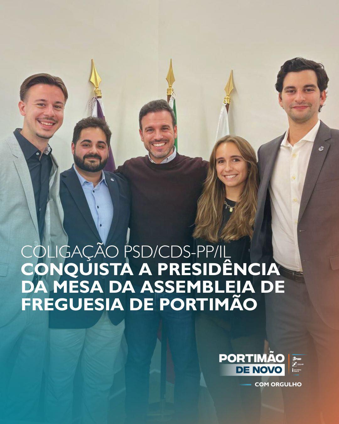 Após quase 50 anos de domínio socialista, o CDS-PP alcança um feito histórico e conquista pela primeira vez a presidência da Mesa da Assembleia de Freguesia de Portimão