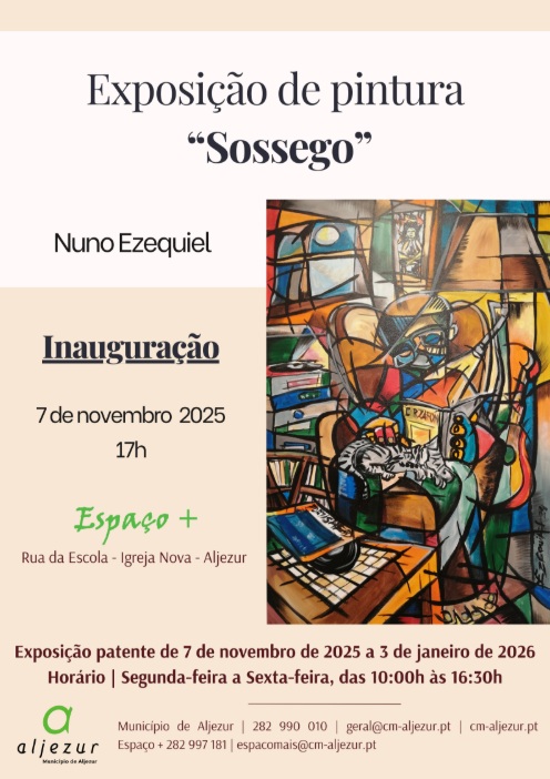Inauguração da Exposição “Sossego” de Nuno Ezequiel no Espaço+