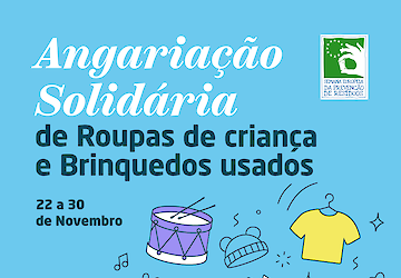ALGAR e a ENTRAJUDA promovem campanha solidária de angariação de roupas e brinquedos usados