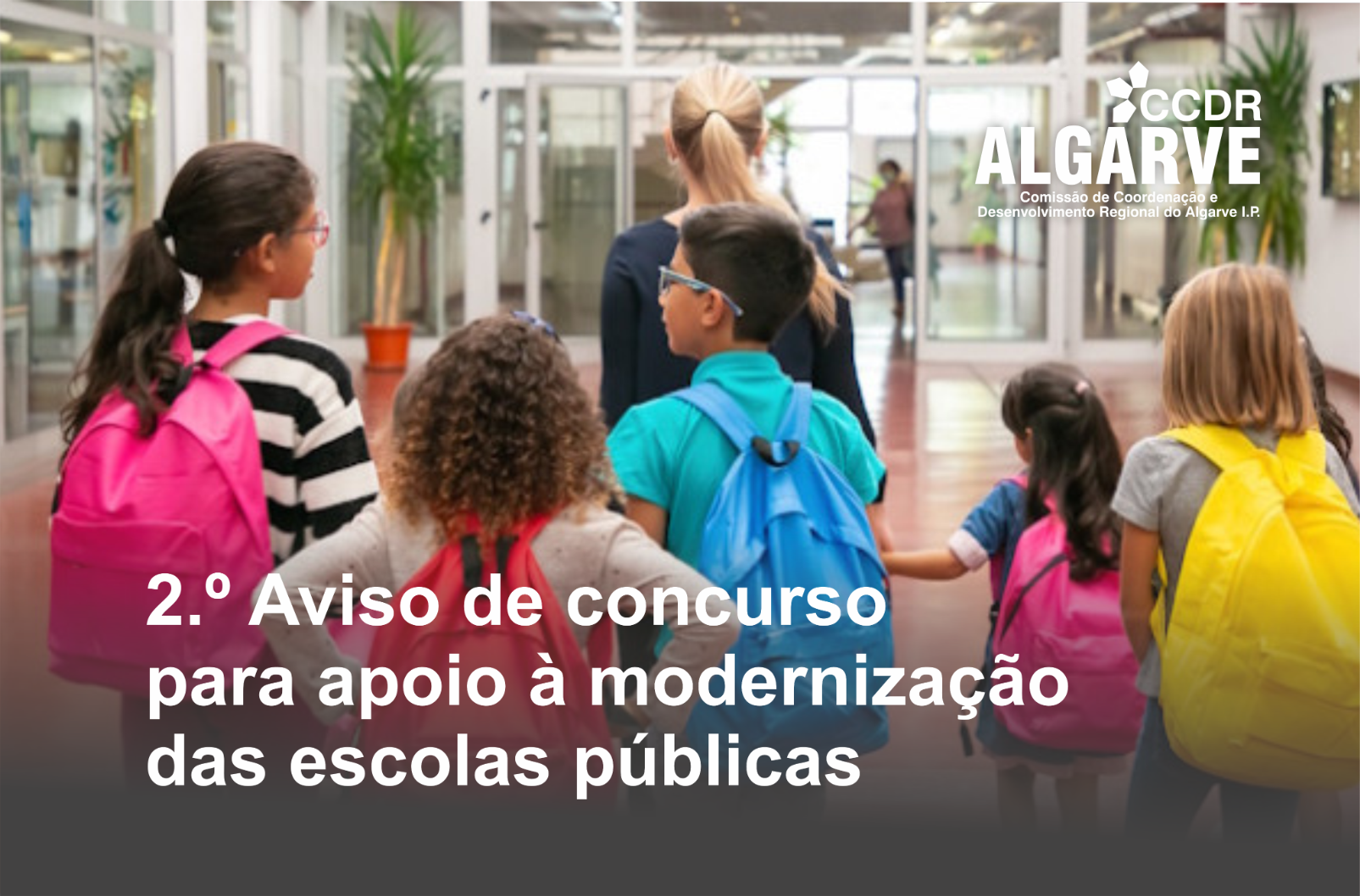 2.º Aviso de concurso para apoio à modernização das escolas públicas