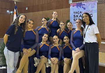 Taça Skating Sul 2025 em Lagos foi pura emoção, brilho e paixão pela patinagem artística