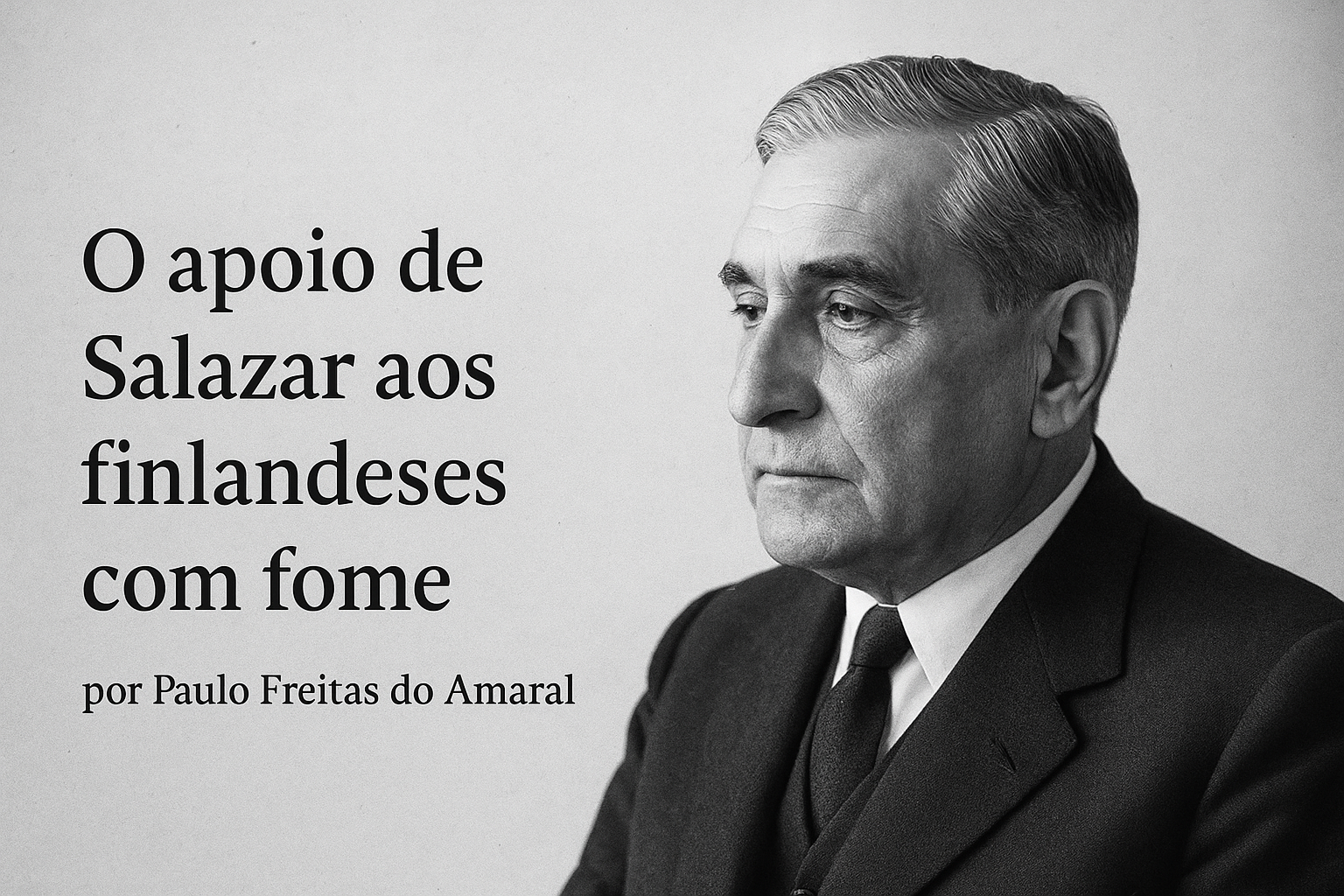 O apoio de Salazar aos finlandeses com fome