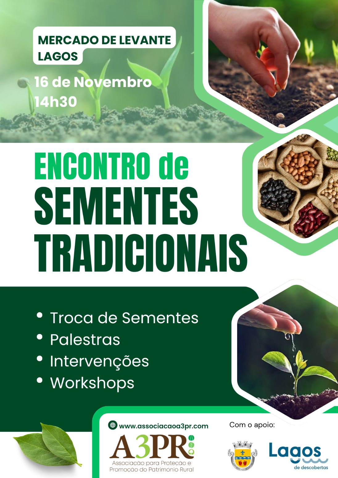 A3PR promove o Encontro de Sementes Tradicionais no Mercado de Levante, em Lagos