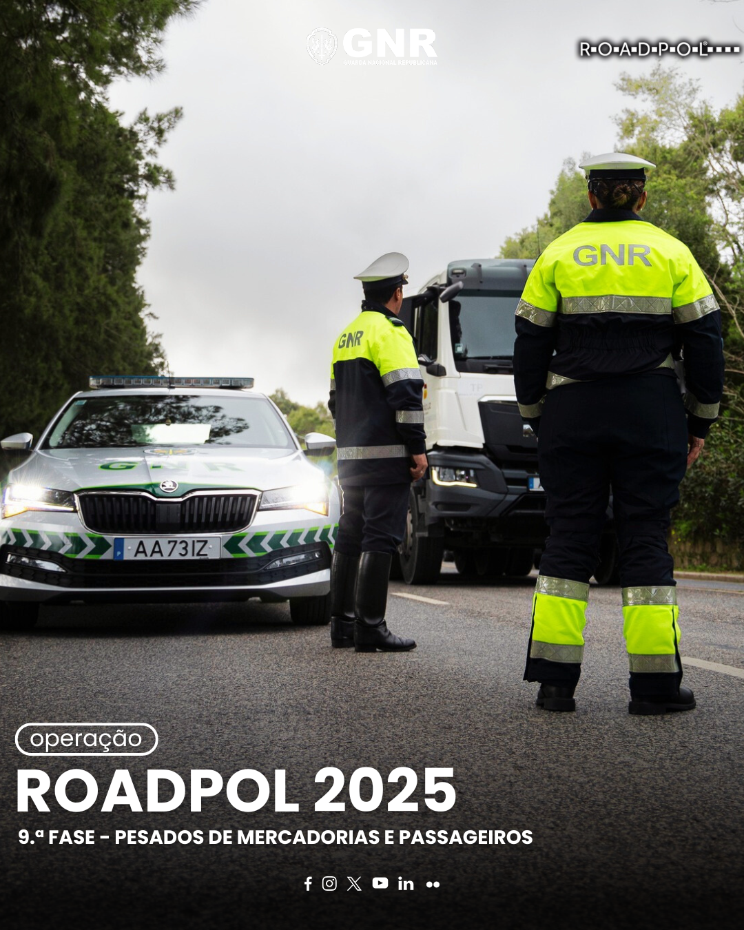 Operação “RoadPol – Veículos pesados de mercadorias e passageiros” (17 e 23 de novembro)