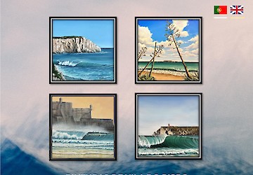 Exposição “Pinturas de Vila do Bispo - Entre Marés e Telas" de Neuza Mochacho