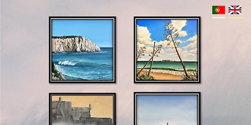 Exposição “Pinturas de Vila do Bispo - Entre Marés e Telas" de Neuza Mochacho