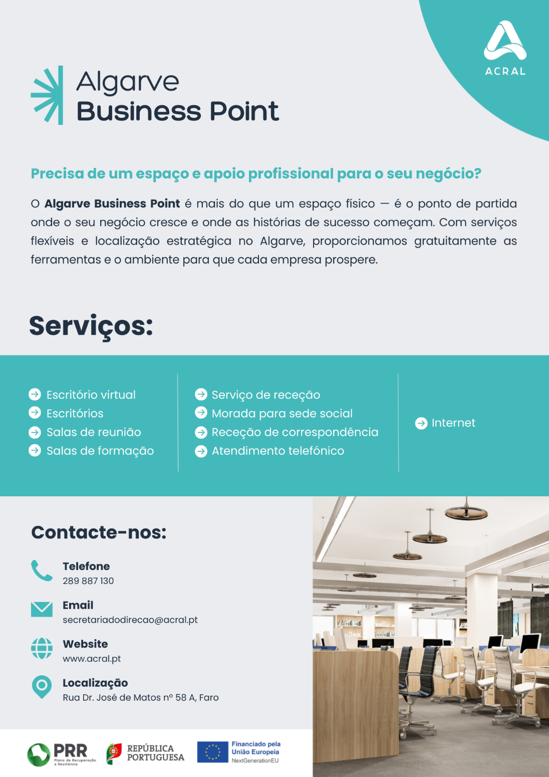 ACRAL lança “Algarve Business Point”, um novo conceito de espaço empresarial para impulsionar negócios na região