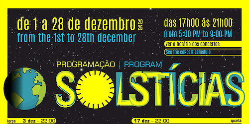 A ARCM abre as portas aos vizinhos em dezembro com o evento gratuito SOLSTíCIAS e lança o mês com concerto beneficente a favor da Apatris 21
