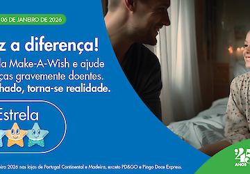 Pingo Doce e Make-A-Wish unem forças para realizar desejos neste Natal