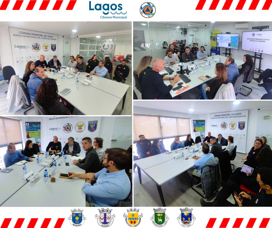 Município de Lagos reforça articulação com presidentes das Juntas de Freguesia no âmbito da Protecção Civil