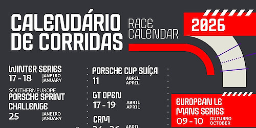Calendário 2026: duas dezenas de provas confirmadas no Autódromo Internacional do Algarve