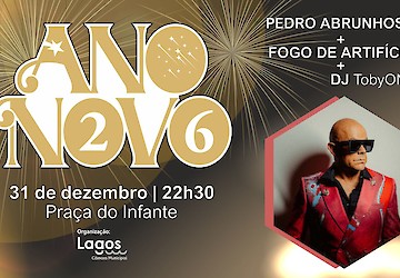 Lagos celebra a chegada de 2026 com Pedro Abrunhosa e um espetacular fogo de artifício