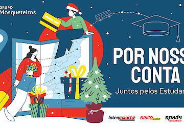 Este Natal, o Grupo Mosqueteiros desafia estudantes a oferecerem propinas a um amigo