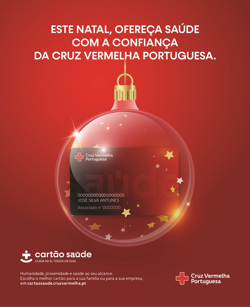 Oferecer saúde e solidariedade neste Natal com a Cruz Vermelha Portuguesa
