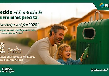 ALGAR, Banco Alimentar do Algarve e Sociedade Ponto Verde lançam “Missão Reciclagem do Vidro: Todos Podemos Ajudar!”