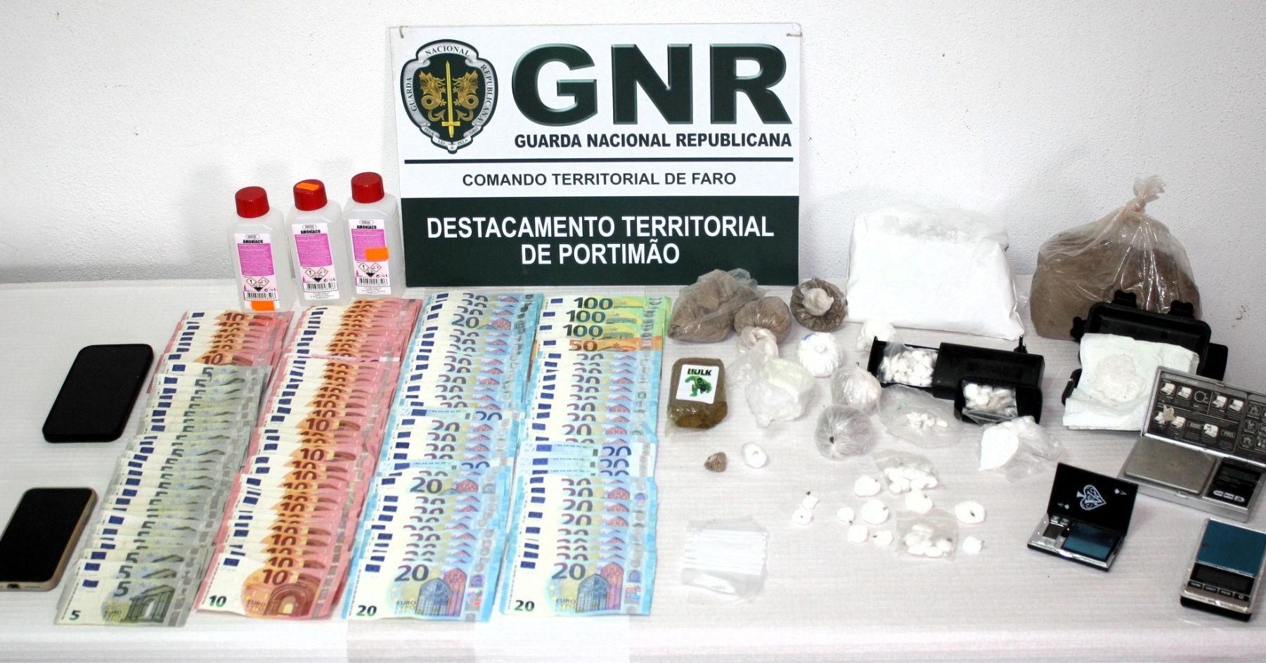 Vila do Bispo – Detido por tráfico de estupefacientes