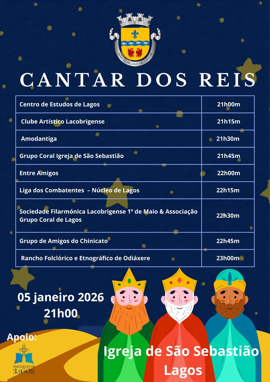“Cantar dos Reis” da Freguesia de S. Gonçalo de Lagos