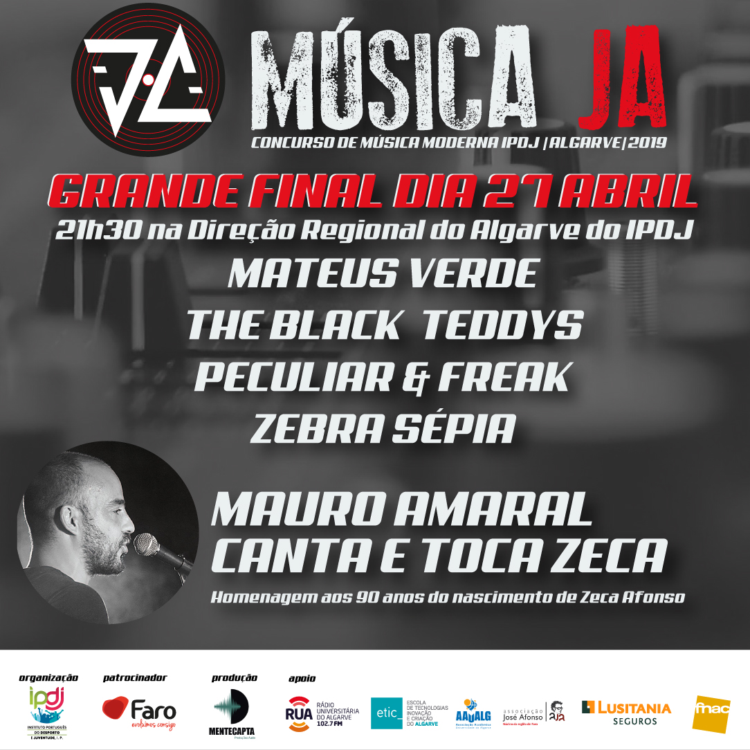 FINAL DO MÚSICA JA - Concurso de Música Moderna IPDJ Algarve 2019