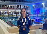 Leonor Costa do Clube de Natação de Lagos foi finalista em todas as distâncias de costas e conquistou uma medalha de bronze, no Campeonato Nacional de Piscina Curta de Juniores e Seniores